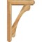 Ekena Millwork Legacy Craftsman Rough Sawn Bracket w/ Offset Brace, Western Red Cedar, 6"W x 24"D x 36"H BKT0604X24X36LEC04RWR - alternate 3